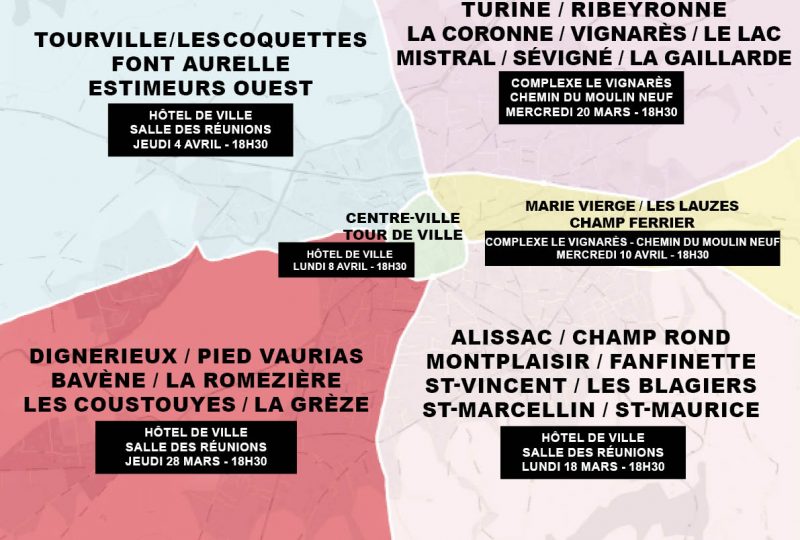 Réunions de quartier sur tous les sujets de la vie quotidienne à Valréas - 1