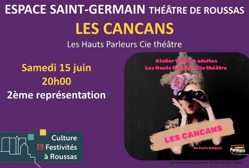 Théâtre : « Les cancans » à Roussas - 0