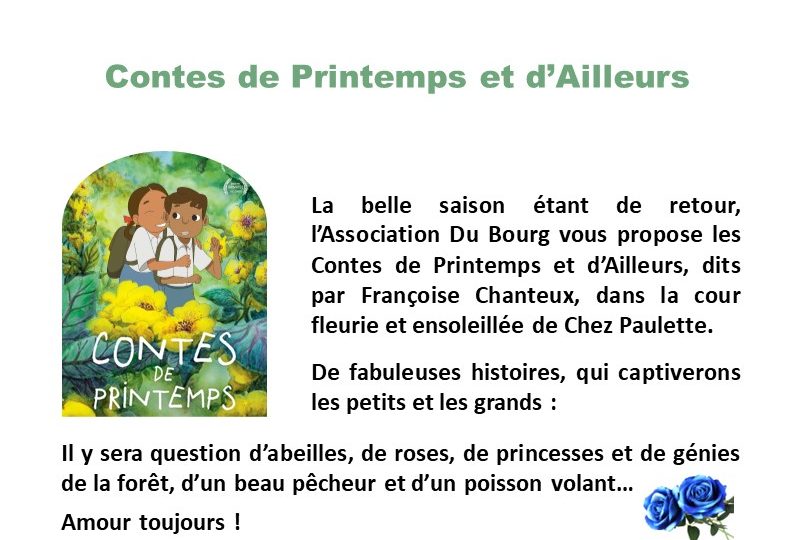 Contes de Printemps et d’Ailleurs à Réauville - 0