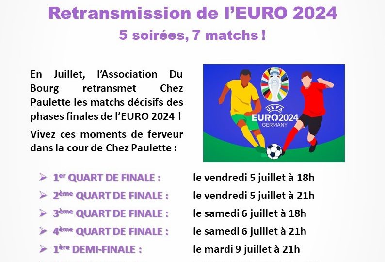 Retransmission de l’EURO 2024 à Réauville - 0