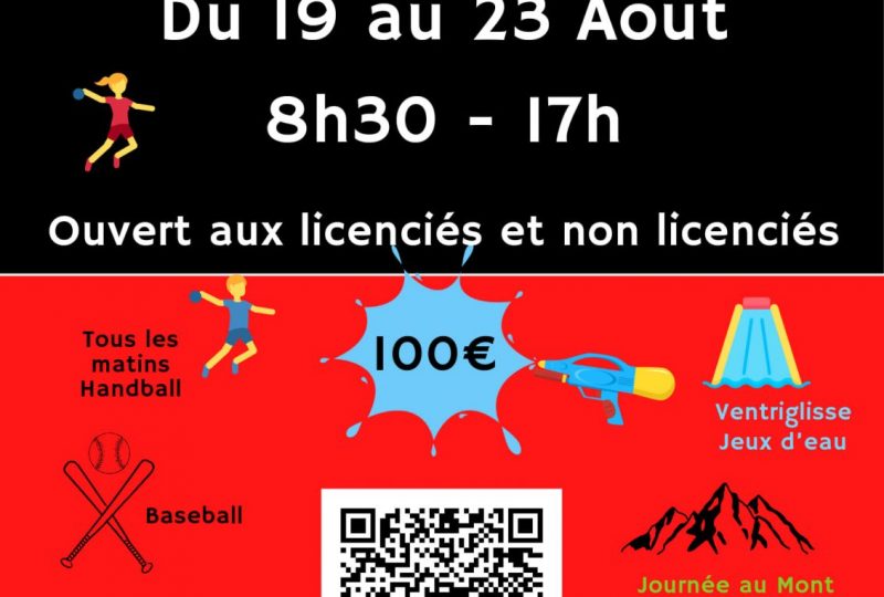 Stage vacances handball et multisports (août 1) à Valréas - 0