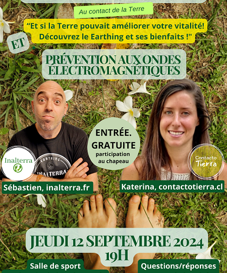 Conférence « earthing » au contact avec la terre à Grillon - 0