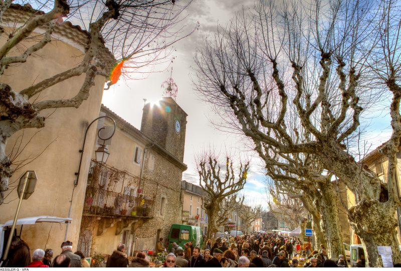 Marché aux truffes et produits du terroir à Richerenches - 1