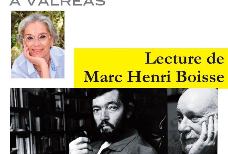 Lecture de Marc-Henri Boisse à Valréas - 0