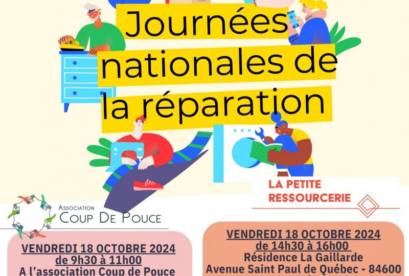 Les journées nationales de la réparation à Valréas - 0