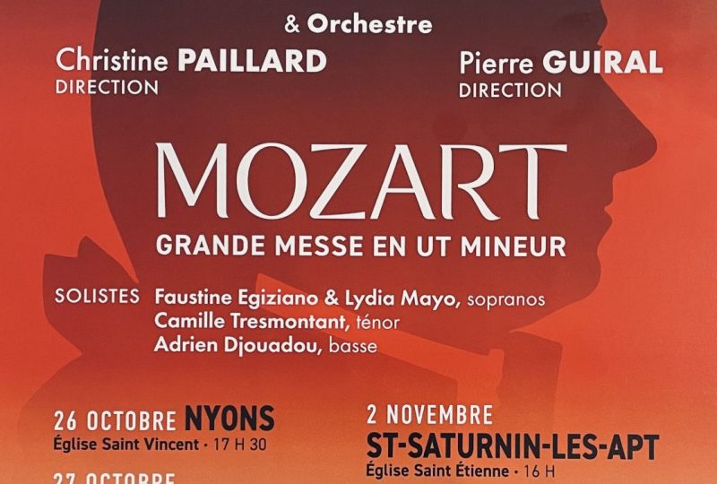 MOZART :  la Grande Messe en Ut mineur à Grignan - 0