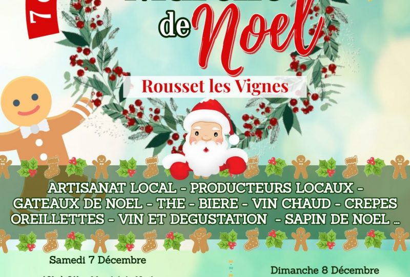 Marche de Noël de Rousset les Vignes et sa parade de tracteurs à Rousset-les-Vignes - 0