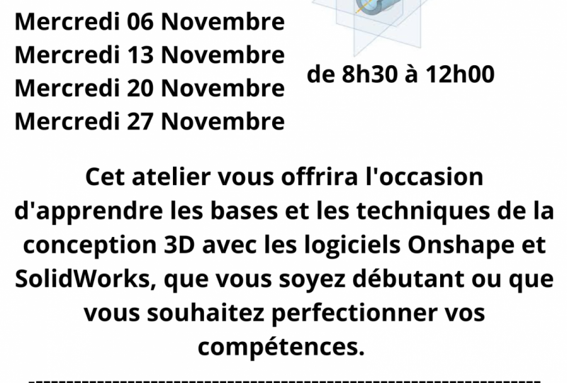 atelier de conception 3D à Grillon - 0