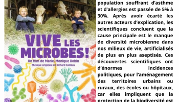 affiche vive les microbes