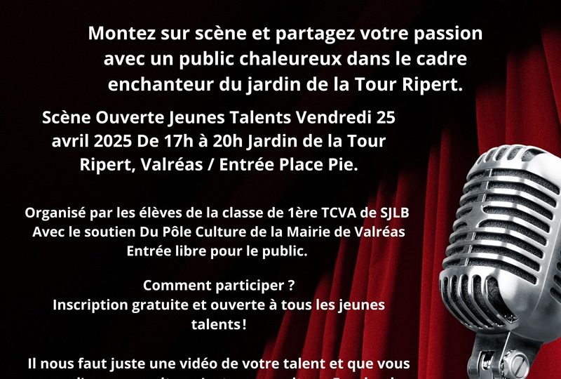 Appel à talents pour fêter la Tour Ripert ! à Valréas - 0